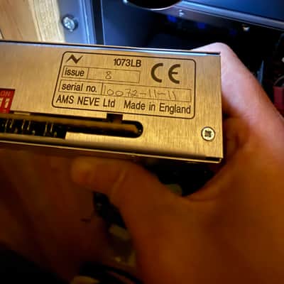 AMS Neve 1073LB 500 Series Mic Preamp Module 2010s - Blue image 2