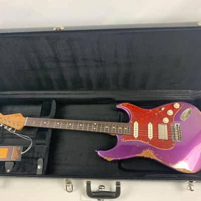 LsL Instruments Saticoy 22 Classic S Purple Sparkle Heavy Age Relic HSS - Brand New with case image 25
