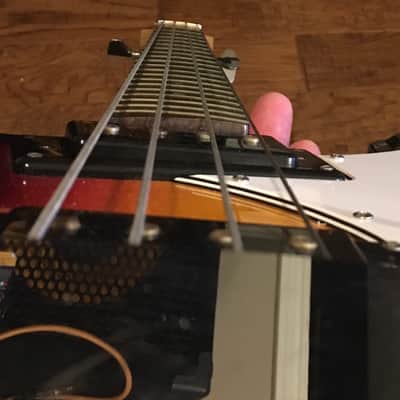 Vintage early 70's Univox Hi-Flier Bass Sunburst with Fitted Hard Case image 20