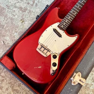 Fender Musicmaster II with Rosewood Fretboard 1964 - 1969 - Dakota Red original vintage USA 1966 image 5