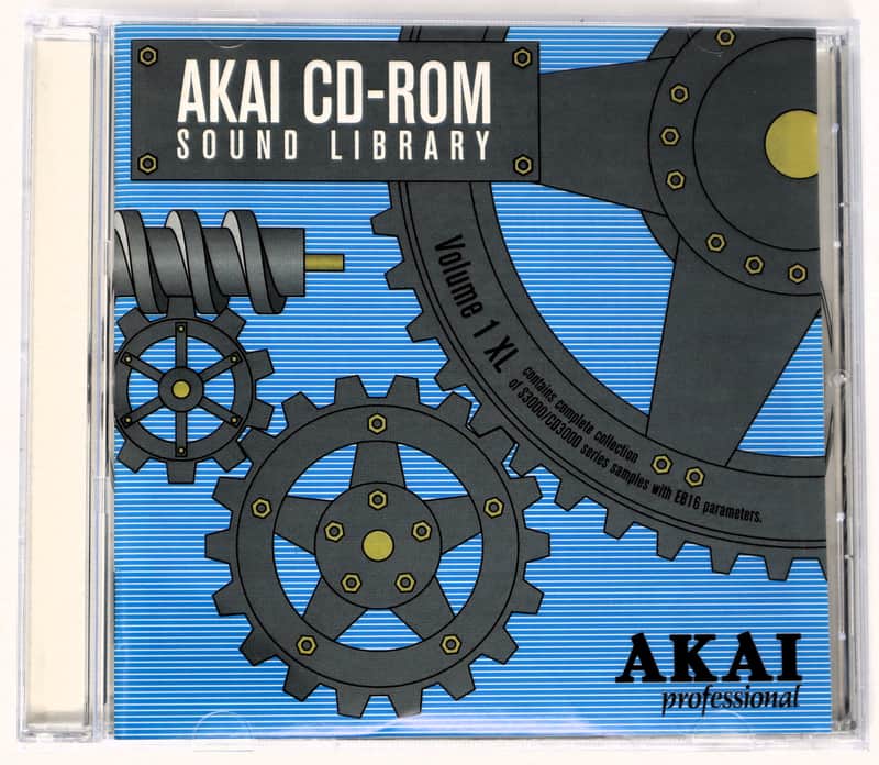 Akai Professional Sound Library Volume 1 Akai Format Sample Library Sampling CD 1996 image 1