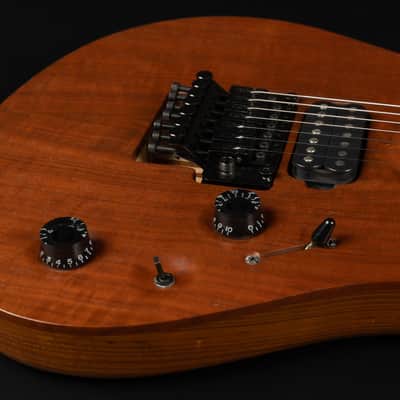 2014 Mayones Regius Pro 7 Claro Walnut | Custom 7-String Swamp Ash Body Neck Thru Birdseye Maple Fretboard DiMarzio Pickups Floyd Rose Tremolo Coil Split | CoA OHSC image 21