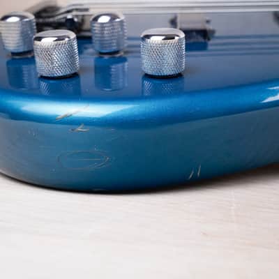 Ibanez TRB Bass 1991 Ice Blue Metallic Fujigen Factory MIJ Made in Japan w/ Bag image 8