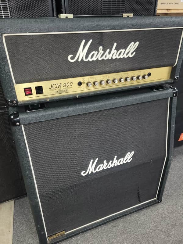 Marshall JCM 900 Model 4100 100-Watt Hi Gain Dual Reverb 4x12 Half