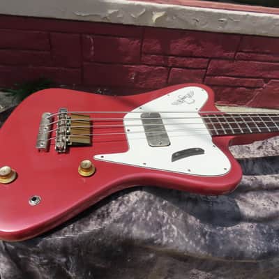 GIBSON 1966 THUNDERBIRD ll BASS BURGUNDY MIST PRO REFIN NON-REVERSE  RARE! [VIDEO] image 3