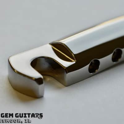 New! Gibson OEM Stoptail Tailpiece with Studs Nickel Finish fits Les Paul Standard, ES-335, SG Standard Stop Tail image 7