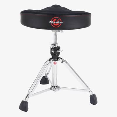 Gibraltar 9000 Series Neoprene Moto Throne Black / Chrome image 2