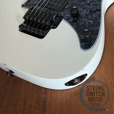 Ibanez RG350 DX Guitar, White, 2007, WIZZARD II NECK image 5
