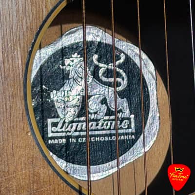 1960s Lignatone Parlor Guitar Vintage Brownburst Acoustic – Made in Czechoslovakia – “Bo” image 4