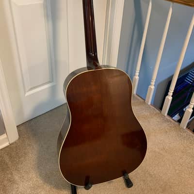 Gibson J-45 Banner 2019 Vintage Sunburst - Torrefied Adirondack - Hide Glue Construction image 10