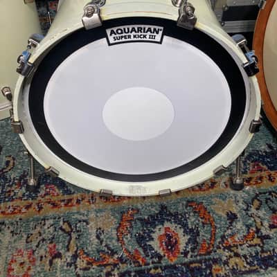 Tim "Herb" Alexander's PRIMUS, 2003 Tama Starclassic 14-Piece Drum Set White Satin image 17