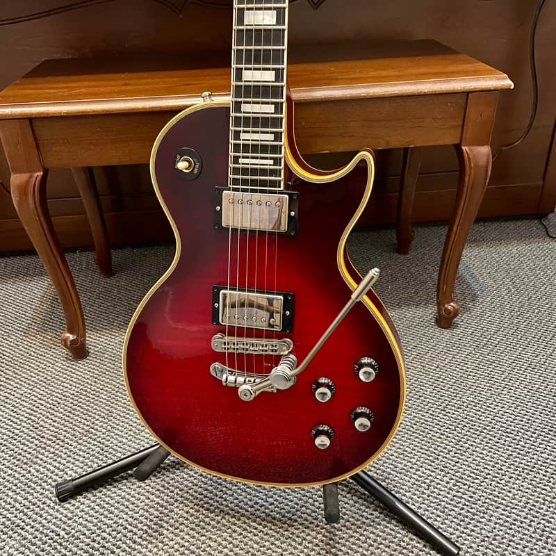 1993 Les Paul Custom Plus Dark Wineburst