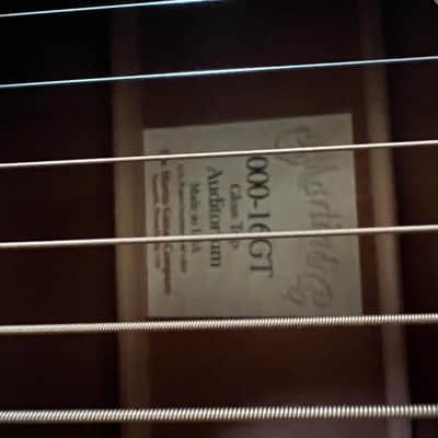 Martin 000-16GTL Left Hand 2005 Acoustic Guitar, Black Micarta Fingerboard, Gloss Top image 3