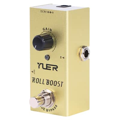 YUER Roll Boost Electric Guitar Effects Pedal True Bypass ✅New image 2