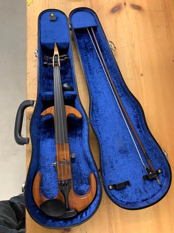Tucker Barrett Electric Violin EV-4 Koa Finish image 1