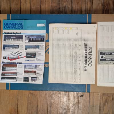 Korg Poly-800 in Original Box w/ Case Candy - NOS - Collectors image 4