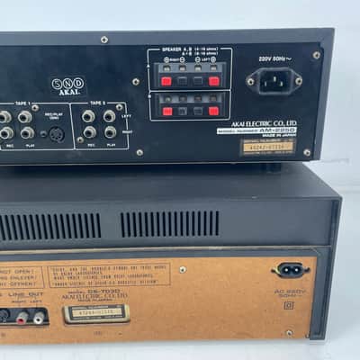 Akai - AM-2250/CS-703D - Amplifier/Cassette-Deck Set - Serviced (Repaired/New Belts) image 8