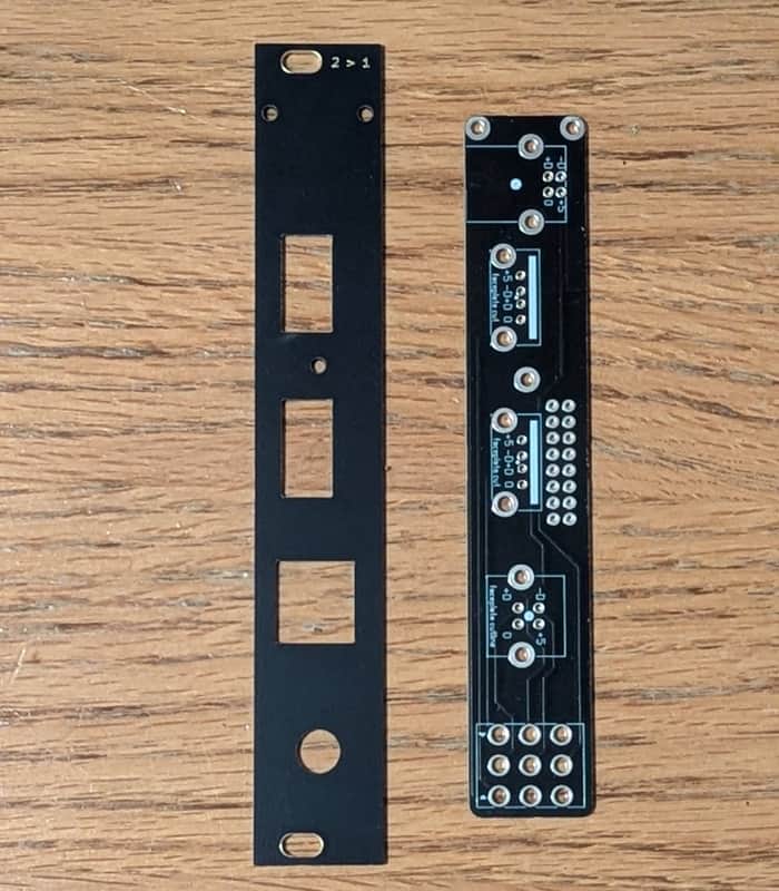 Two > One Monome Teletype USB Device Switch - PCB / Panel Set image 1