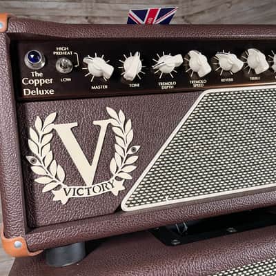 Victory Amps VC35H Copper Deluxe 35w Tube Head + Matching 212 with AlNiCo Gold image 2