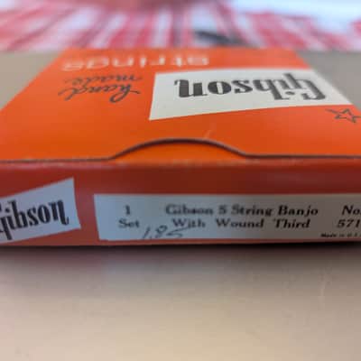 Gibson hand made no. 571 1958 banjo strings image 7