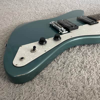 Gibson USA Firebird Zero S Series 2017 HH Pelham Blue Rosewood Fretboard Guitar image 3