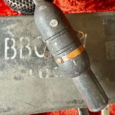 Vintage STC Coles 4038 Ribbon microphone c 1950’s - BBC TV 300 ohm original UK England mic image 5
