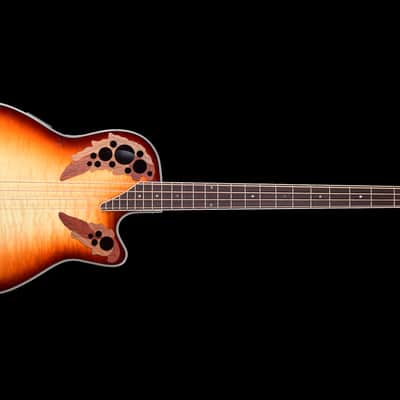 Ovation CEB44 Celebrity Acoustic Bass with Electronics 2014 - Present - Cognac Burst image 2