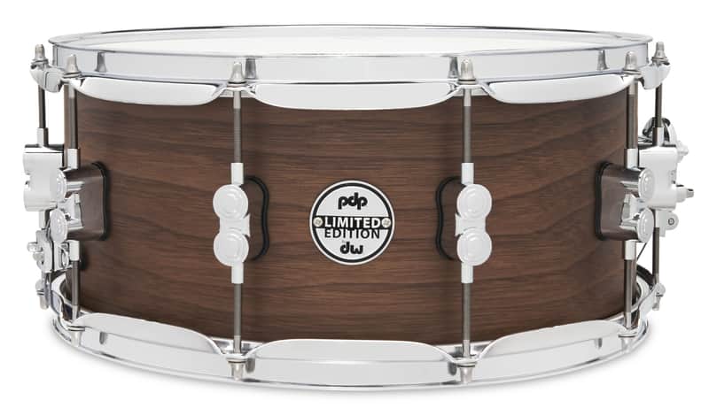 PDP LTD Maple/Walnut Snare, Natural Satin, 6.5x14 image 1