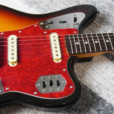 1997-2000 Fender Japan CIJ JG66-85 ’62 Reissue Jaguar 3-Tone Sunburst image 7