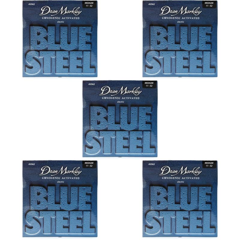 Dean Markley 2562 Blue Steel Electric Guitar Strings - .011-.052 Medium (5-Pack) image 1