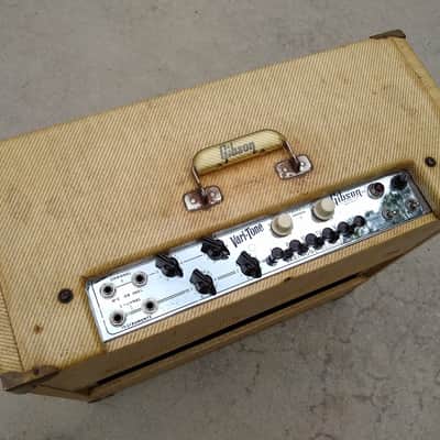 Vintage 1960 Gibson GA-80 Vari-Tone Amp - Tweed - Very Rare image 5