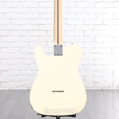 Squier Affinity Series Telecaster Thinline Electric Guitar - Olympic White with Laurel Fingerboard (TeleTLAFOWd4) image 4