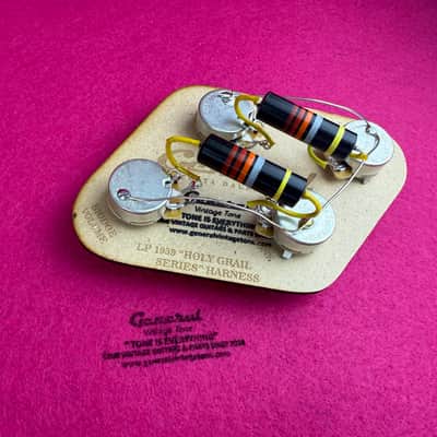General Vintage Tone Prewired Harness electronics for Les Paul ®️ 1956 - 1959 CTS Burst taper pots 550k image 4