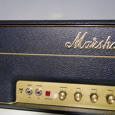 Marshall 2245 JTM45 MK II Reissue 2-Channel 30-Watt Guitar Amp Head 1989 - Present - Black image 3