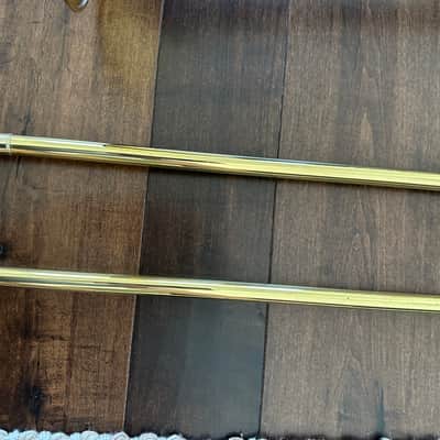 Bach 36 Stradivarius Professional Model Tenor Trombone with Traditional F Rotor 2010s - Clear-Lacquered Brass image 9