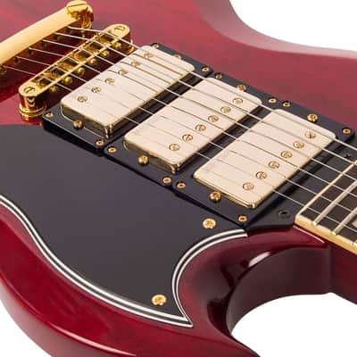 Vintage VS63CR ReIssued Cherry Red image 4