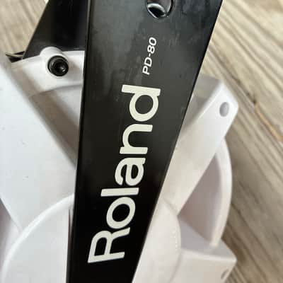 Roland PD-80 V-Pad 8" Single Zone Mesh Drum Pad 2010s - White electric drum set parts head pad image 7