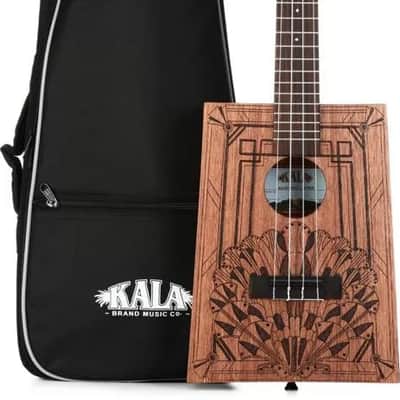 Kala Cigar Box Art Deco Concert Uke image 1