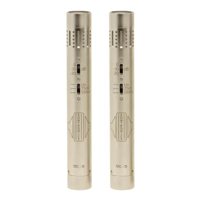 Sontronics STC-1S | Matched Stereo Pair of Condenser Microphones. Silver. New with Full Warranty! image 1
