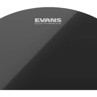Evans Hydraulic Black Tom Batter Drum Head  20 IN image 2