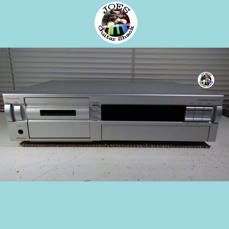 1991 Nakamichi Cassette Deck 1.5 Discrete 3-Head Stereo Rare Silver Edition Switchable 120-240 Volts 1-Owner Completely Serviced with New Belts 06-08-2025 Gorgeous! #228 image 1