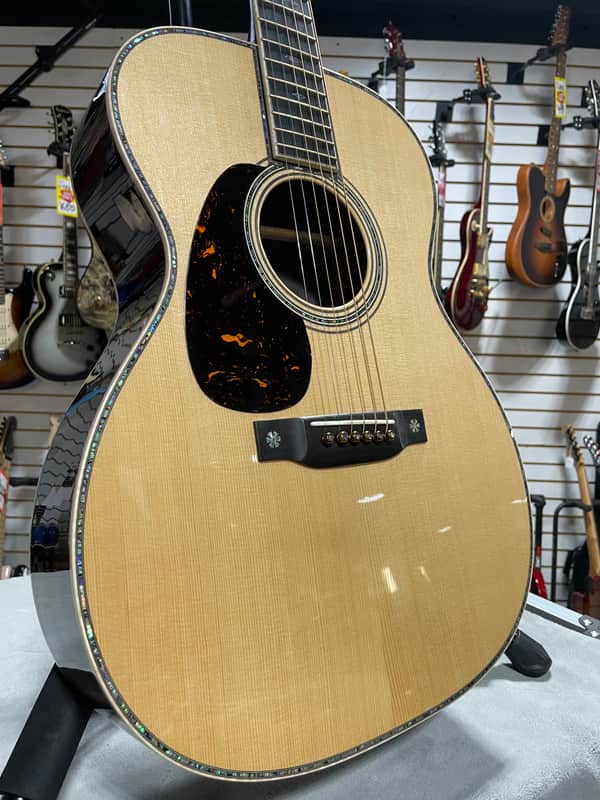 Martin 000-42 Modern Deluxe Left-Handed Acoustic Guitar - Natural W/OHSC & PLEK*D #368 image 1