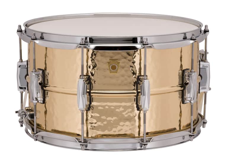 Ludwig LB508K Hammered Bronze 8x14" Snare Drum image 5