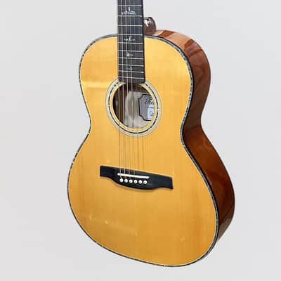 PRS Paul Reed Smith SE P50E Sitka Spruce-Maple Parlor Acoustic-Electric Guitar - Natural image 3