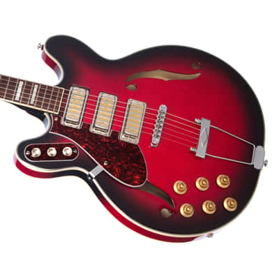 Airline Guitars H77 Vintage Redburst Left-Handed image 3