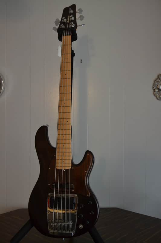 Ibanez ATK 805 5 string bass Premium 2014-2015 Dark Walnut | Reverb
