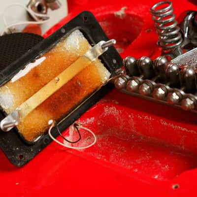 1966 Mosrite "The Ventures" model rare RED!!! image 22