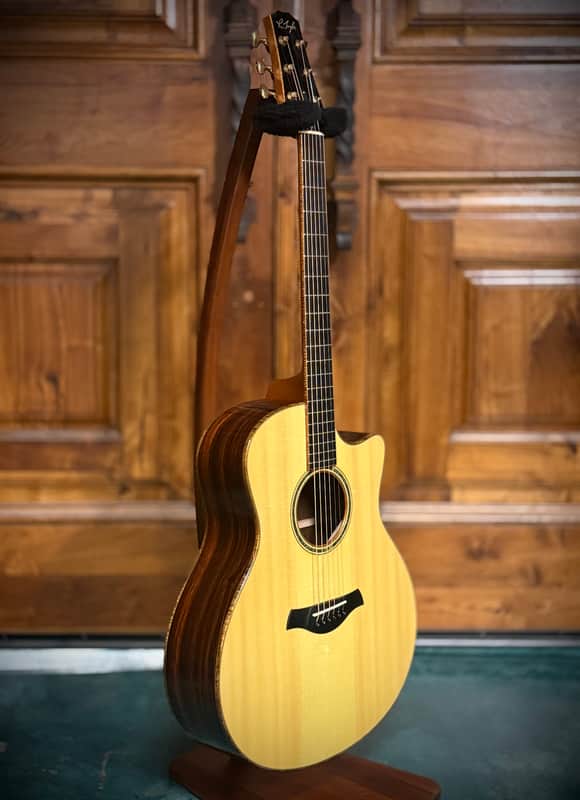 2007 R. Taylor Style 1 Swiss Alpine Spruce/ Beautiful Straight Grain Cocobolo/ Flame Koa Binding image 1