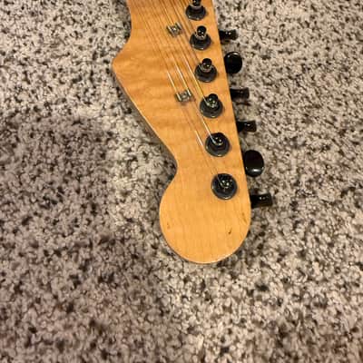 Warmoth Boogie Electric Guitar 7/8ths body Gibson Seymour Duncan 1990s - Natural image 4