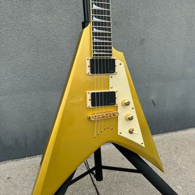 ESP LTD KH-V Kirk Hammett Signature - Metallic Gold w/ Original Hardshell Case image 4